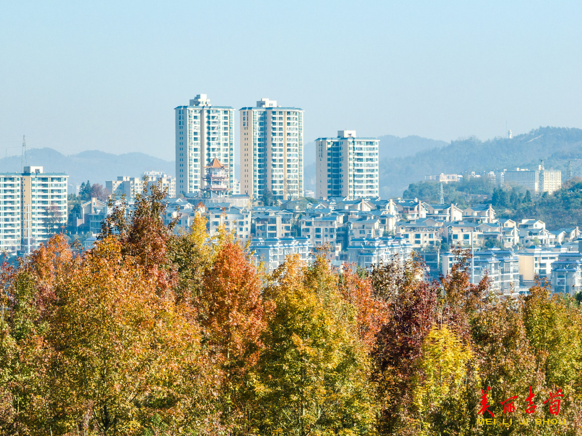 冬日吉首 色彩斑斓