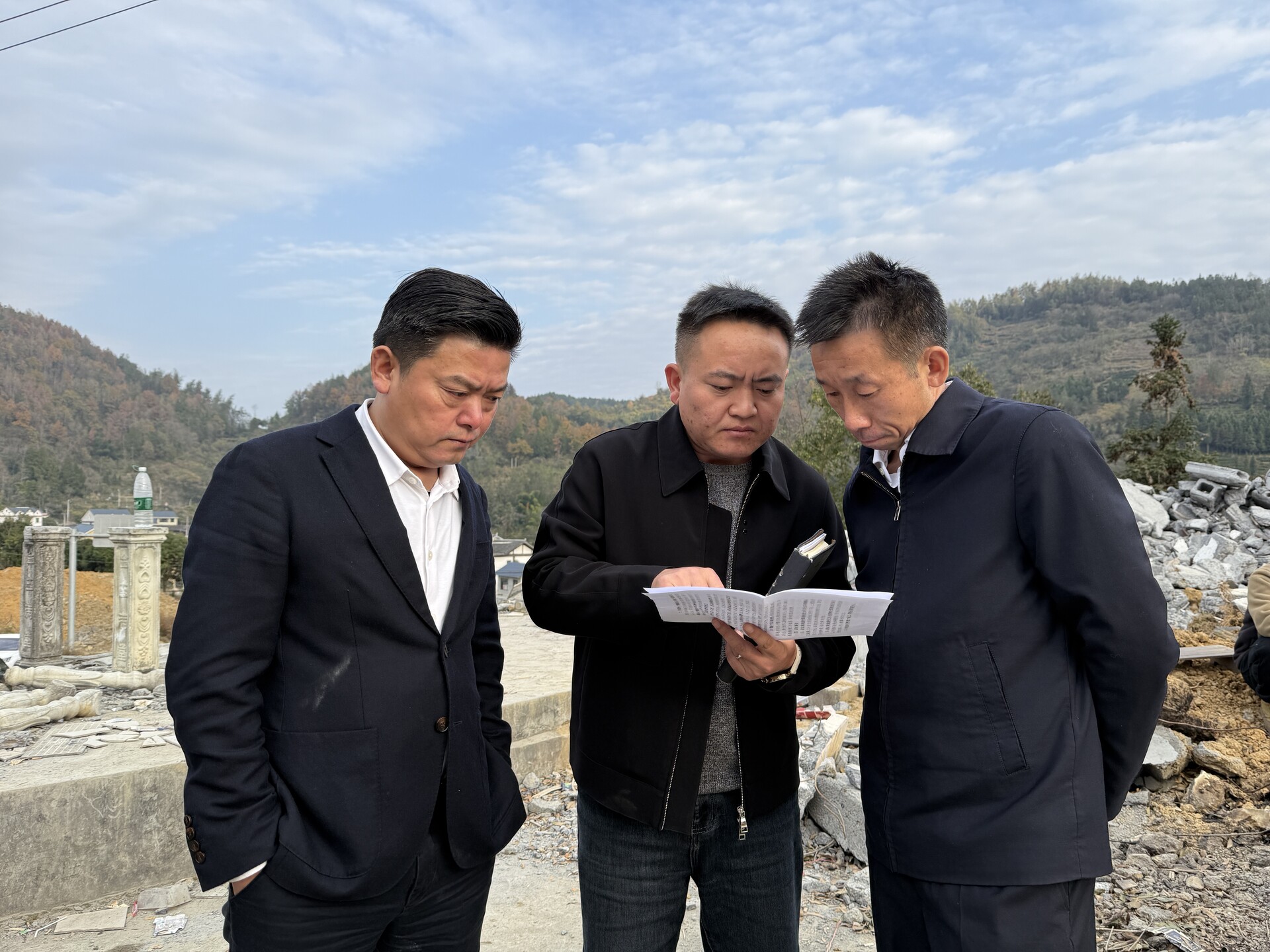 周立志调研永吉高速团结互通片区融合发展工作