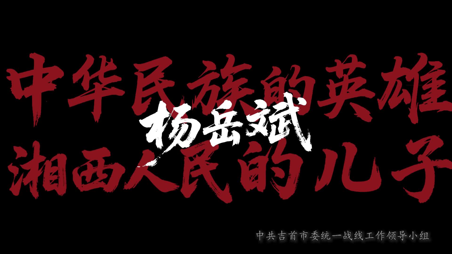 视频|中华民族的英雄 湘西人民的儿子杨岳斌 第二集